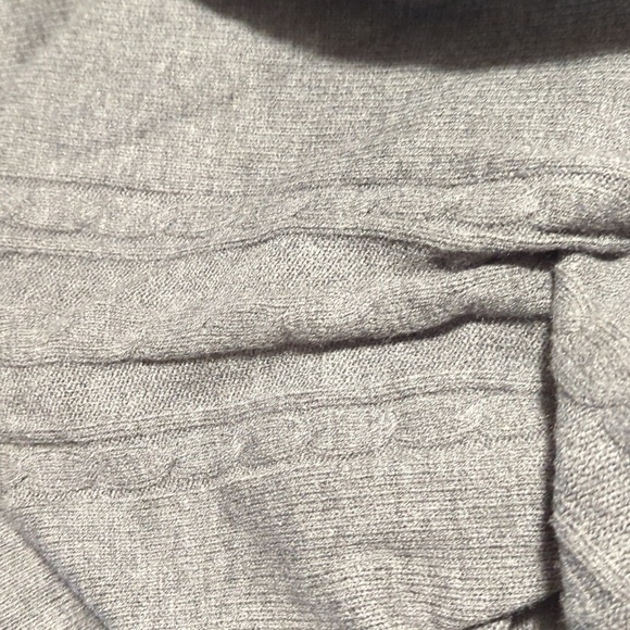 Serra XL gray grey turtleneck sweater dress knee length warm - Picture 10 of 11